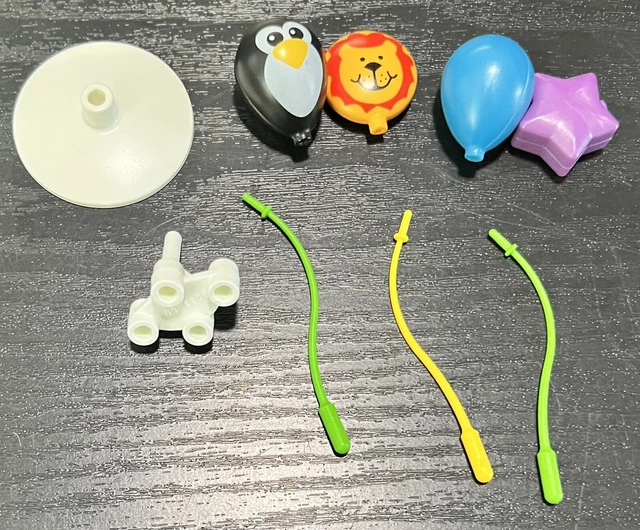 PLAYMOBIL BALLOON PARTS Party Zoo Circus 9 pieces stand strings