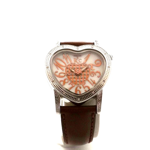 TECHNO MANIA PINK Heart Shaped White Diamond Ladies  display picture 2