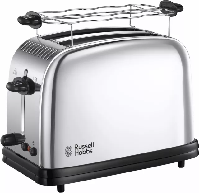 RUSSELL HOBBS Toaster Victory Chester 23310-56 Edelstahl 1670 W Schnell-Toast
