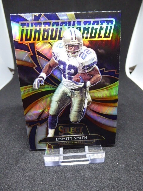 2020 Panini Select Prizm - Emmitt Smith - Dallas Cowboys  #T9  - Turbocharged
