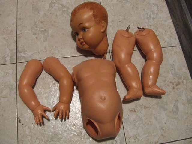 Ancienne Poupée Bella 27cm En Celluloïd – Yeux Bleus, Vintage