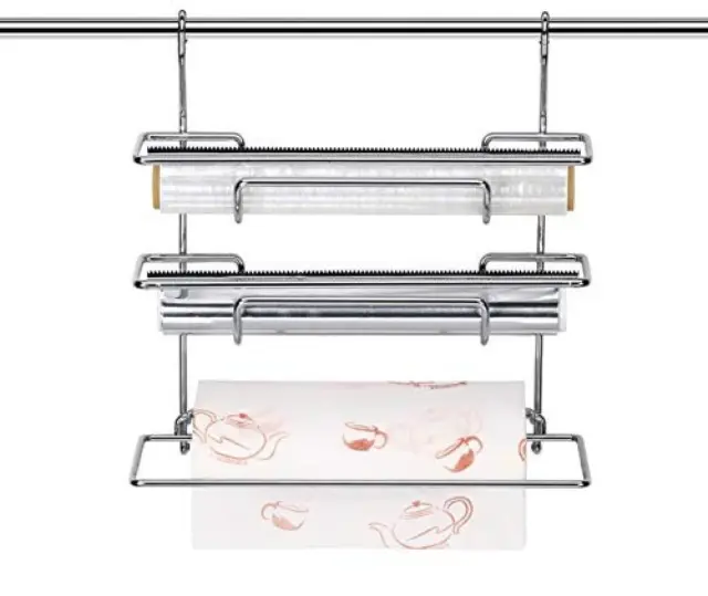 Tescoma 900056 Monti Portarotoli da Cucina, 33 cm per 3 Rotoli - NUOVO