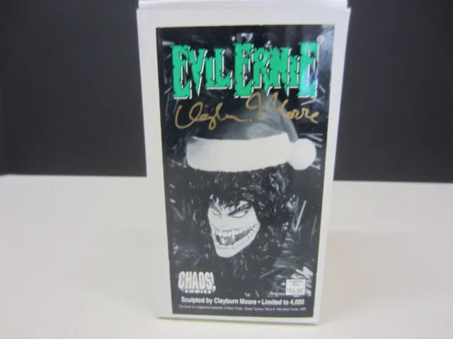 Evil Ernie Chaos Comics Limited Edition SIGNED MOORE Christmas Ornament 326/4000
