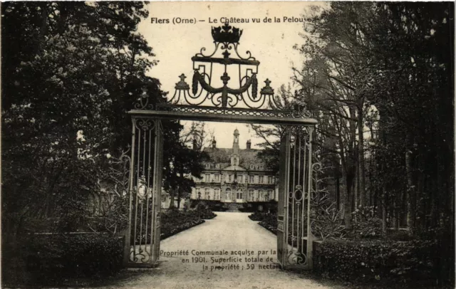 CPA AK FLERS - Le Chateau vu de la Pelouset (355180)