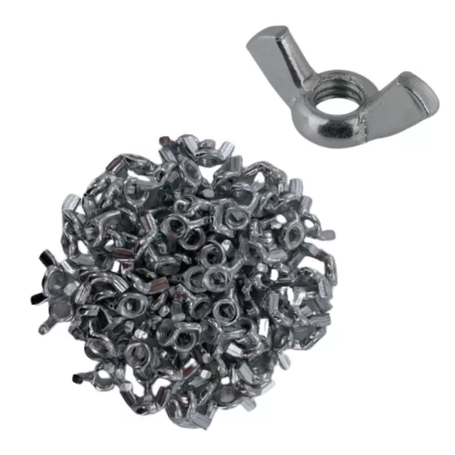 Lot de 100  Écrous Oreilles / Papillons M8 | Accessoire de fixation polyvalent