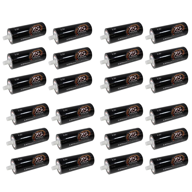 XS Power 24 Pack Kit 40AH Lithium Cells 2.3v Lithium Titanate Oxide (LTO)