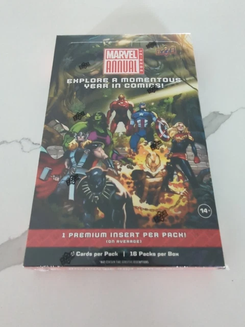 Factory Sealed Hobby Box 2020-21 Upper Deck Marvel Annual Trading Cards