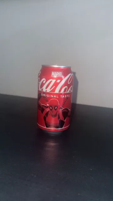 Limited Edition Marvel Coca-Cola Can Unopened.