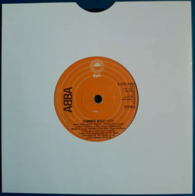 ABBA - SUMMER NIGHT CITY / MEDLEY :                ORIGINAL UK 7'' vinyl single