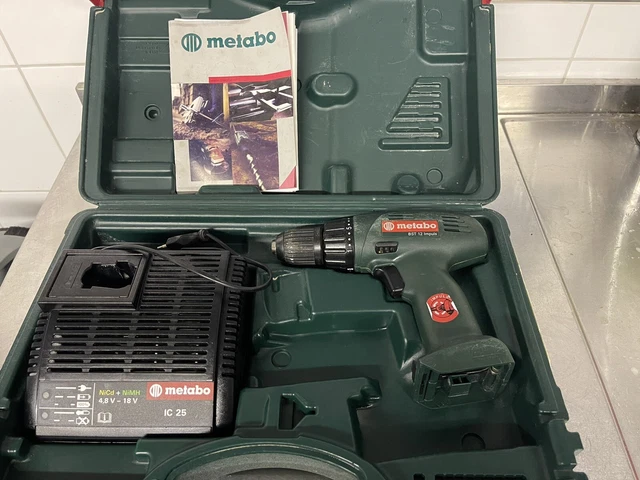 METABO BST12 IMPULS 12V-Akkuschrauber Bohrschrauber IC25, Koffer, Akkus ...