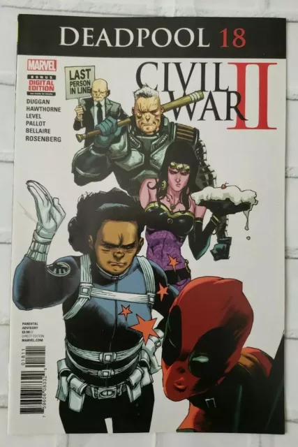 ☆ Civil War II: Deadpool #18 Marvel 2016