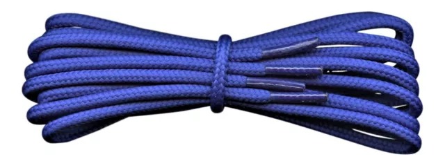 Royal Blue Boot Laces - 4 mm round - ideal for work or hiking boots Dr Martens