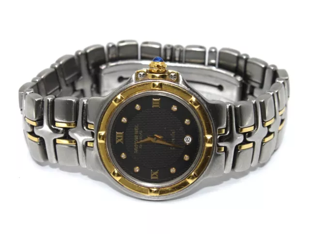Raymond Weil Parsifal Stainless Steel Two Tone Diamond Dial Watch 9990/DD
