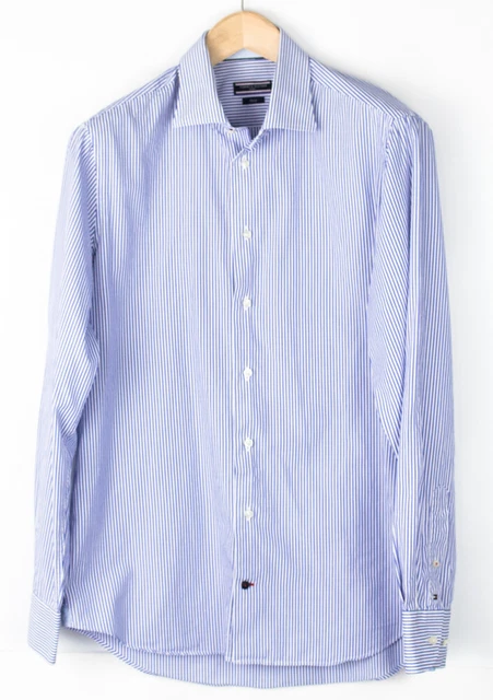 Chemise Homme Cerruti 1881 Taille 40 - Gris-bleu Unie - Occasion Très Bon état
