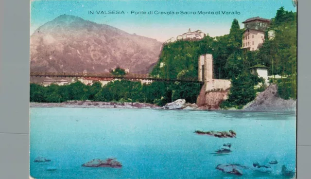 Vercelli Varallo Ponte di Crevola F. piccolo  spedita franc. asp.