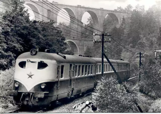"Altes Foto"- SVT Karlex "Ganz" Elstertalbrücke 1959