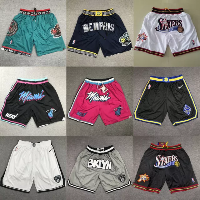 Team Basketball Short,Grizzlies,Heat,76ers,Nets,Warriors,Cousu City Edition