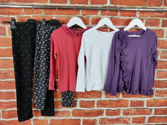 GIRLS BUNDLE AGE 6-7 YEARS BODEN NEXT etc LEGGINGS TOP T-SHIRT CASUAL KIDS 122CM