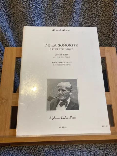 Marcel Moyse De la Sonorité méthode partition flute ed. Leduc