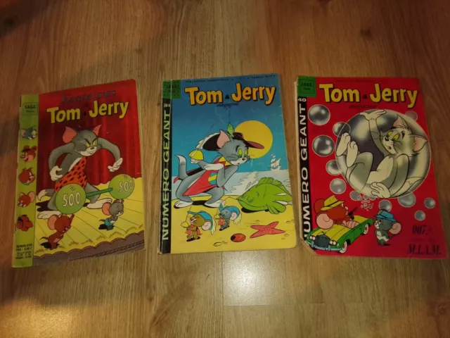 Revue magazine BD Tom et Jerry - Lot x4 magazines