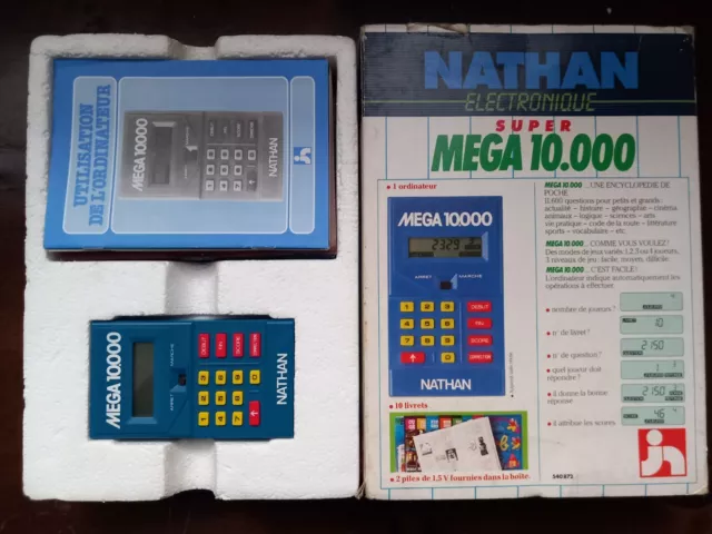 Ancien Jeu super  MEGA 10000  NATHAN ÉLECTRONIQUE