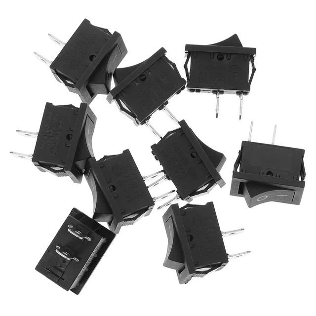 20PCS Interruttori A Pulsante 6 Pin - Microinterruttori Tattili Autobloccanti, 8x8mm, Per PCB E Giocattoli Elettronici