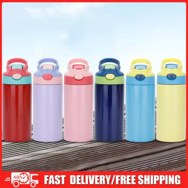 Kids Sublimation Tumbler Solid Color Kids Sippy Cup for Milk/Soda/Juice/Drinks