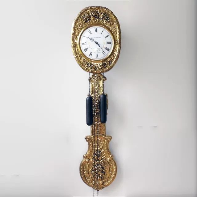 Howard Miller French Morbier Style Wag On The Wall Clock Bell Striking