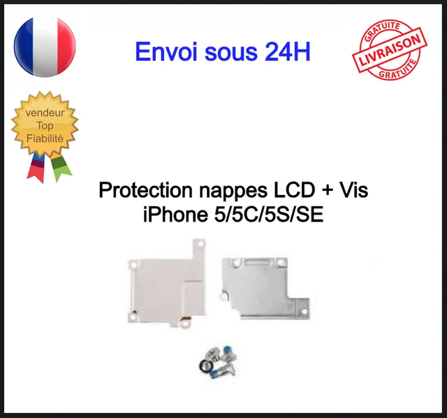 Plaques de fixation iPhone 11 Pro en métal. Vente pièces pour réparer