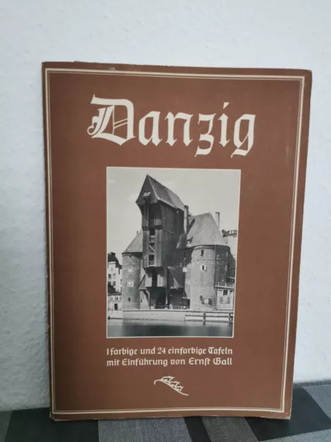 ⚠️SELTEN⚠️Danzig. Das alte Stadtbild (Deckeltitel: Danzig. 1 farbige und 24...