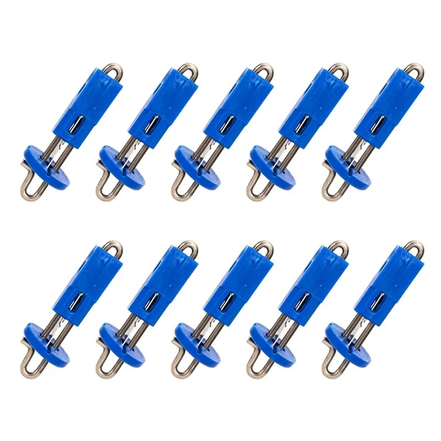 10 PCS Sea Fishing Splash Down Hook Bait Clips Bait Clip Hook Release Clip  G3H6