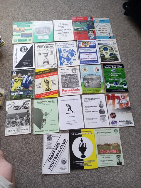 Collection Of Cup Finals Semis Quarters Joblot