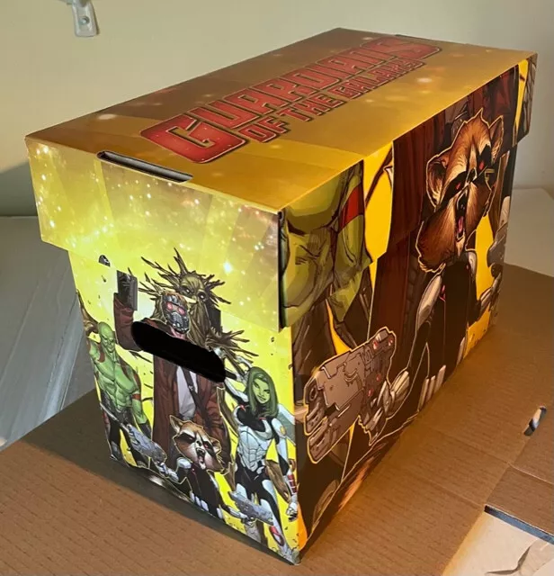 NECA short box Guardians of the Galaxy graphics comic book storage