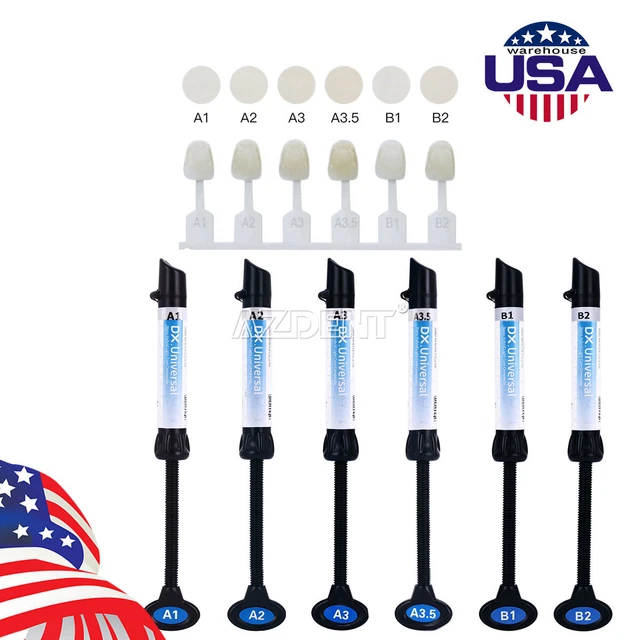 Dentex Flowable Light-Cure Composite Resin - Medium Flow, Shades A1/A2/A3, 3g Syringe 5 thumbnail image