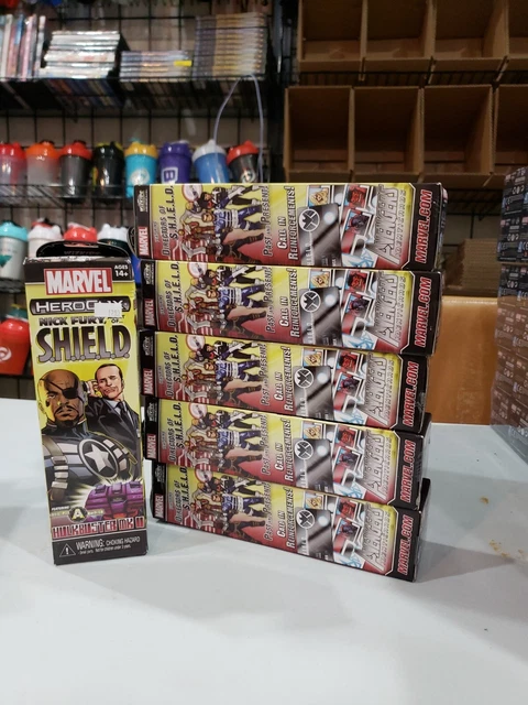 Marvel HeroClix - Nick Fury Agent Of Shield Booster Pack - 6 Pack  - Hulkbuster