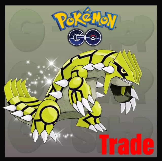 Pokémon Go - ✨ Shiny Groudon  - 30 Days Trade Or Register