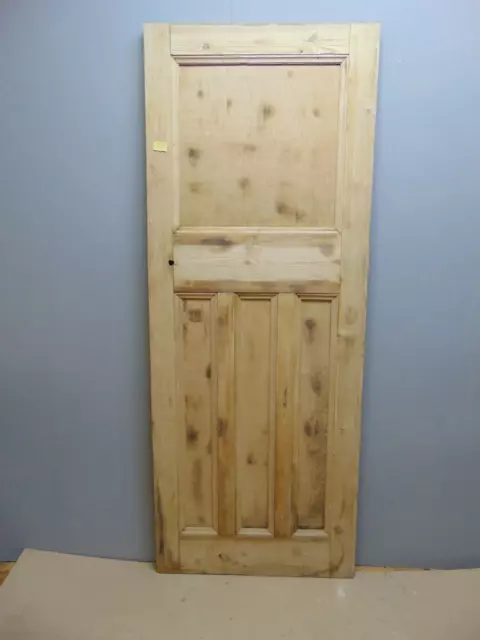 Door 1930's 4 Panel  Pine Wooden 29 3/4" x 76 1/2" Internal  ref 193D