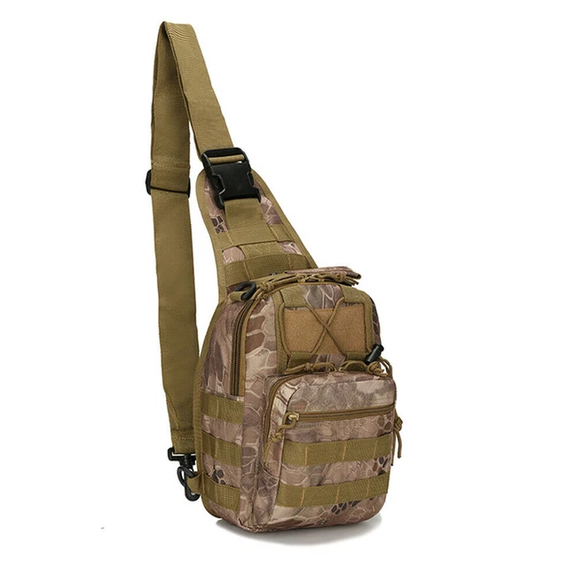 Sac Bandoulière Tactique Molle Sling - Sac D'assaut Pratique Et Robuste