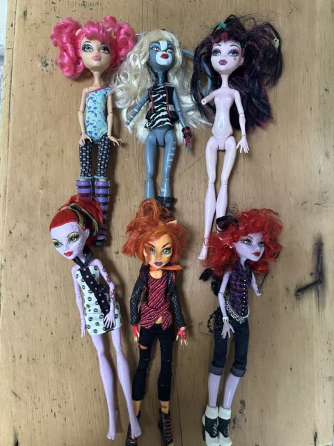 Monster High Doll Lot Of 6