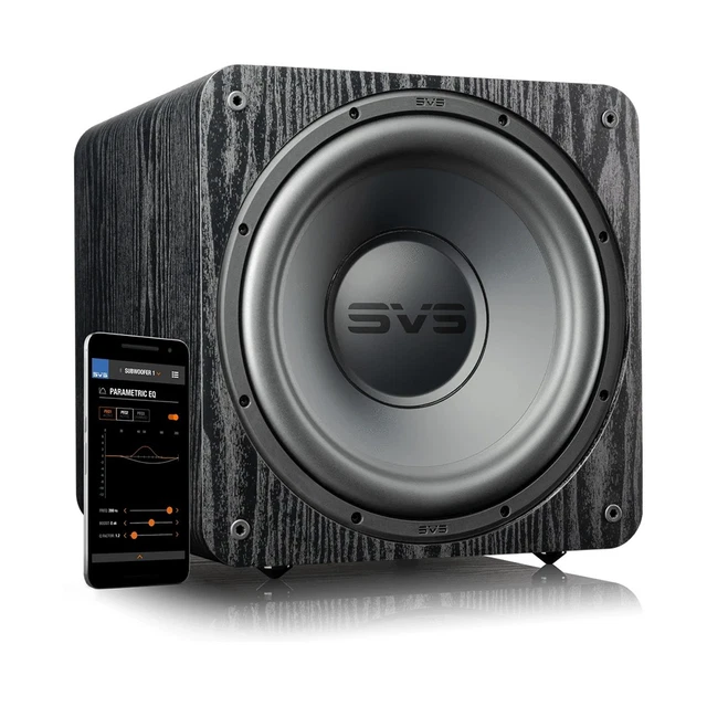 SVS SB-1000 Subwoofer Attivo Chiuso – Driver 12", 300W RMS, Nero Lucido, Audio Potente Per Home Theater - 3