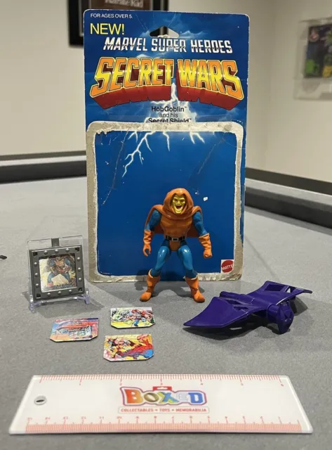 Vintage Mattel Marvel Secret Wars Hobgoblin Complete 1984 & Original Card