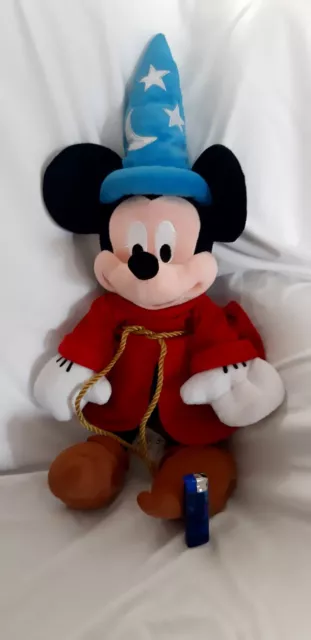 Micky Maus Zauberer Magier Mickey Stofftier Disneyland Paris Resort 55 cm