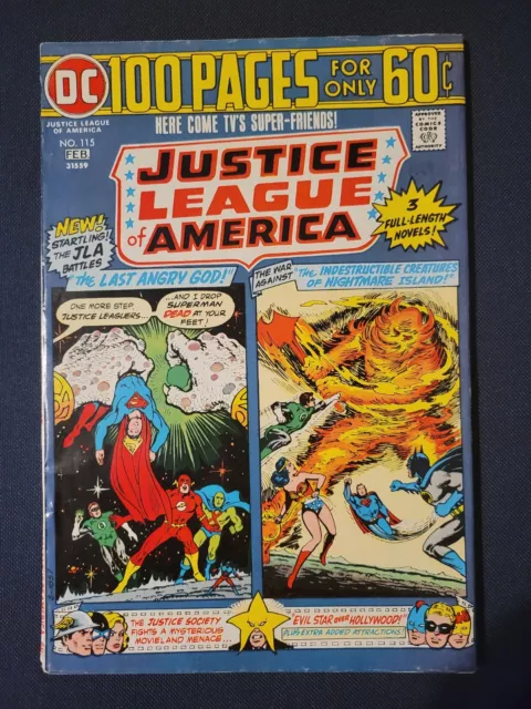 Justice League of America #115 1975 [F] Bronze Age DC 100 page Giant