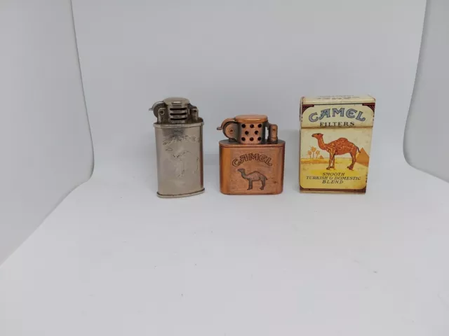 Vintage Camel Cigarette Lighter lot Of 3