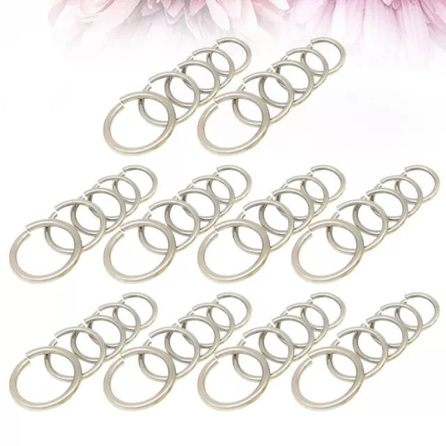 50 Pcs Open Rings for Jewelry Making Frame Wire Cutting Jewlery
