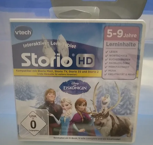 VTech Storio HD Lernspiel Die Eiskönigin NEU