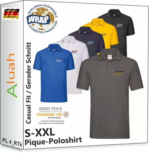 R1200RT Poloshirt T-Shirt Motorrad Shirt BMW Fan Reise Road Tourer RT Bikershirt