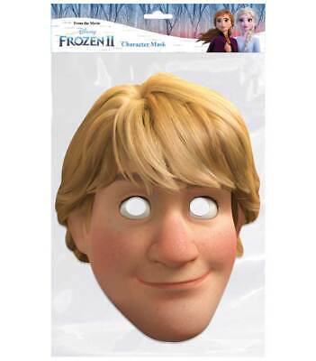 Kristoff Da Frozen 2 Ufficiale Disney Singolo 2D Card Party Face Mask