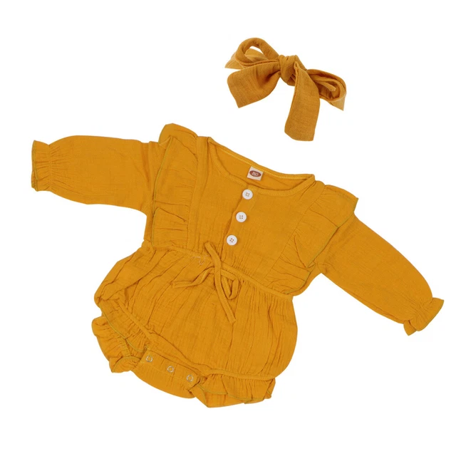 Abiti autunnali flanella in cotone arricciati bambina con punta