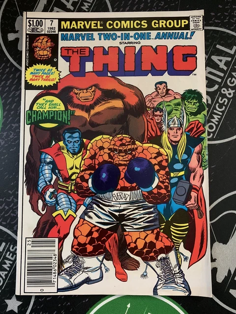 Marvel Two in One Annual #7 The Thing 1982 Marvel Comics 1st App The Champion